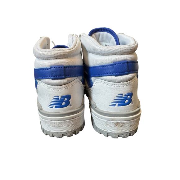 NEW BALANCE 650s Sneakers Men’s Size 10.5 White Marine Blue Angora Gray BB650RWI - Picture 9 of 10